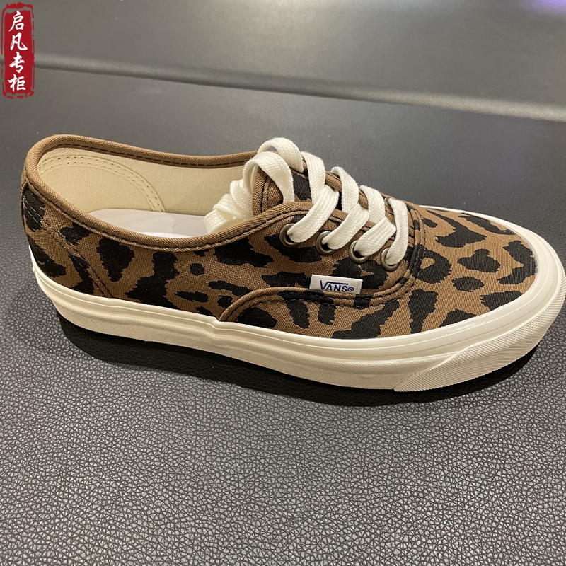 现货VANS安纳海姆豹纹男女帆布鞋
