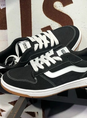 VANS范斯Ryland LS黑白经典复古男女低帮休闲板鞋VN000D49BZW