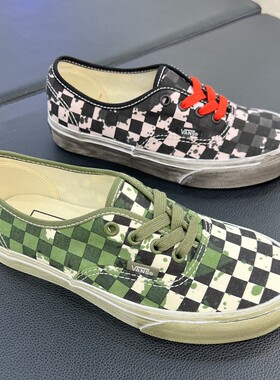 VANS棋盘格帆布鞋板鞋低帮板鞋