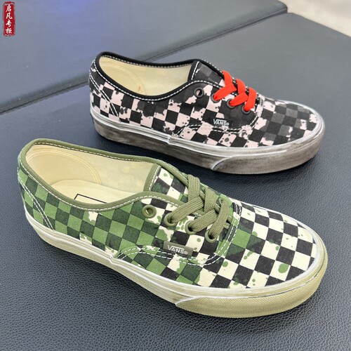 VANS棋盘格帆布鞋板鞋低帮板鞋