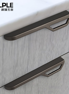 抽屉拉手创意音符意式极简小拉手现代简约轻奢锌合金门把手