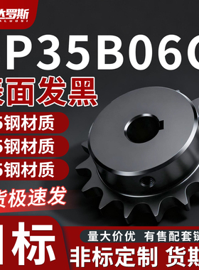 SP35B06C链轮齿轮孔9 10 11 12 15 20 21 22 25 30 35 40VLD02-35
