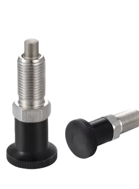 旋钮柱塞ZAG05/ZAG15/ZAG35/ZAG45-M10 M12 M16不锈钢细牙分度销