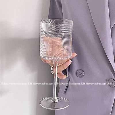 法式浪漫ins复古高脚杯红酒杯
