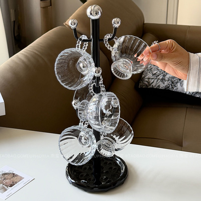 轻奢高级感家用喝水杯茶杯收纳架