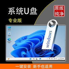 正版系统u盘win11纯净版电脑重装W10专业版家庭新手小白一键装机