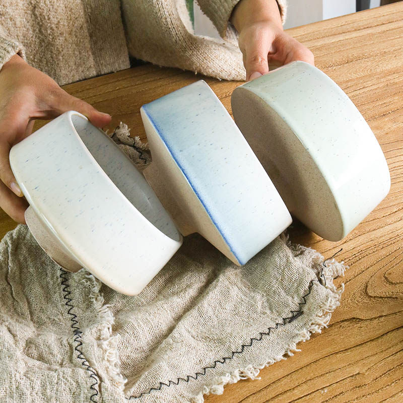 【有颜又实用】复古窑变圆钵碗芝麻釉陶瓷高脚防烫特色饭碗甜品碗,餐饮具,碗,淘宝优惠券,粉丝福利购,淘宝优惠卷