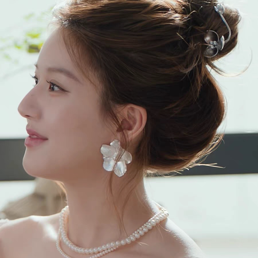 许我耀眼许妍赵露思同款新中式复古头2025新款时尚同款百搭高级感