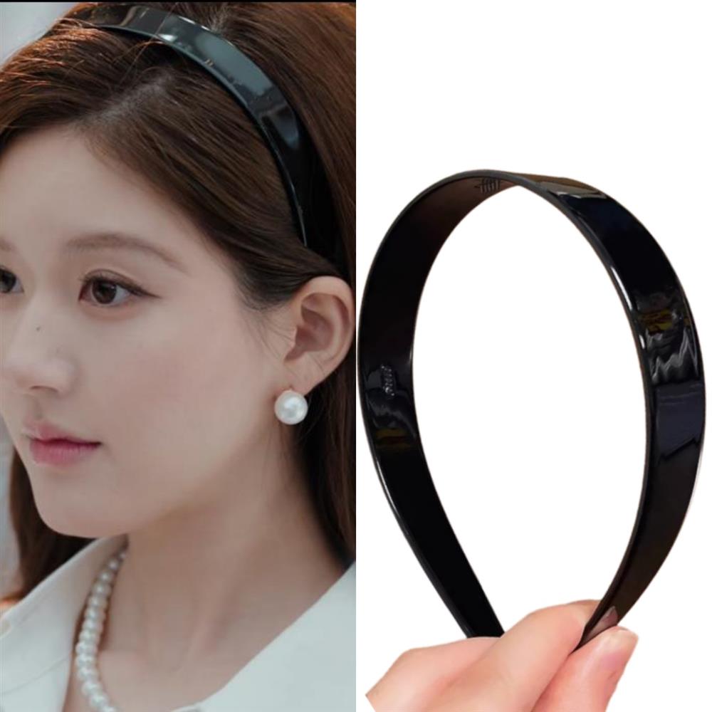 许我耀眼许妍赵露思同款醋酸豹纹发箍2025新款时尚同款百搭高级感