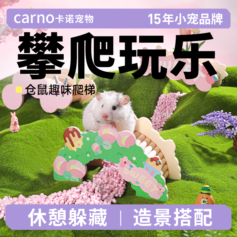 卡诺仓鼠玩具爬梯躲避屋金丝熊仓鼠窝造景平台专用小楼梯拱桥房子,宠物/宠物食品及用品,玩具/造景装饰,淘宝优惠券,粉丝福利购,淘宝优惠卷