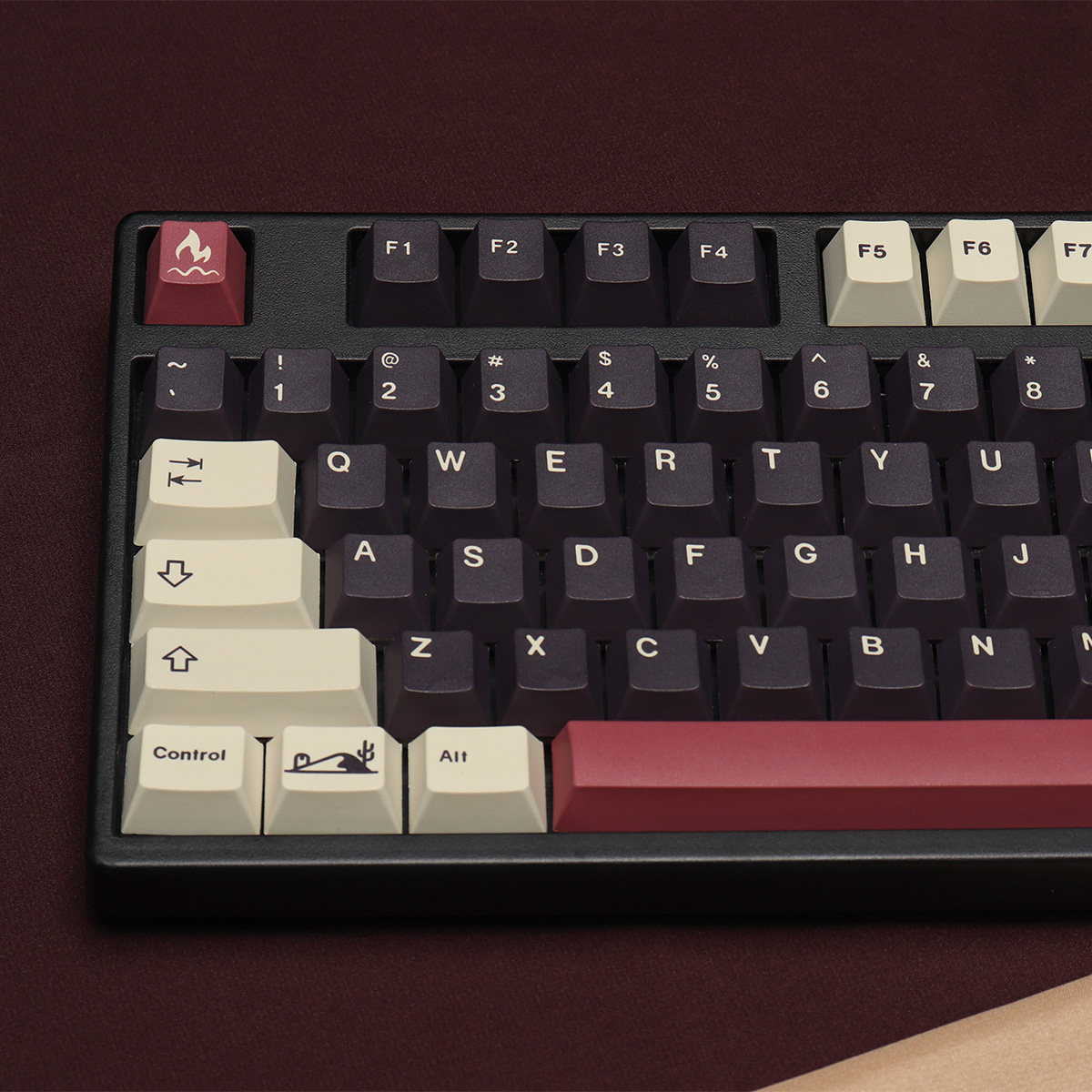 GMK CAMPING CAMPING KEYCAPS ORIGINAL HEIGHT PBT SUBLIMATION LARGE FULL SET ADAPTATION MECHANICAL KEYBOARD 6487
