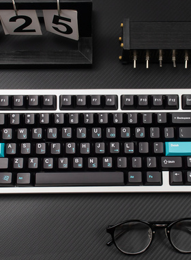 薄荷糖DOLCH键盘键帽黑色PBT热升华客制化原厂Wooting/nut65法翠