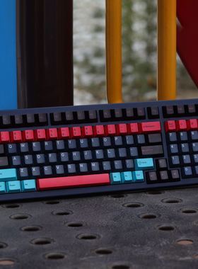 Neon Nights霓虹磁轴机械键盘键帽PBT热升华原厂Wooting Made68等