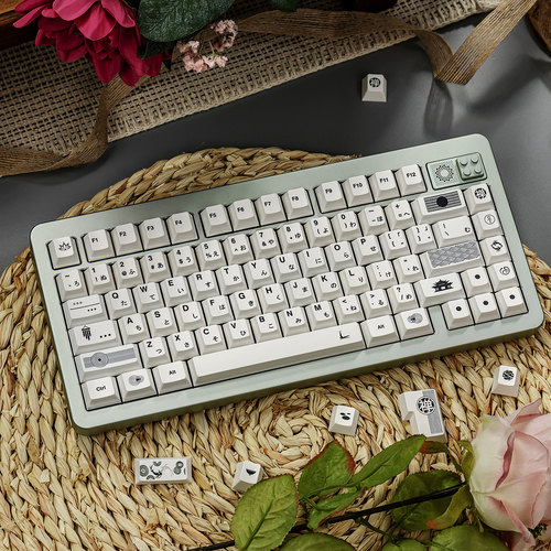 不规则白禅键帽PBT热升华原厂