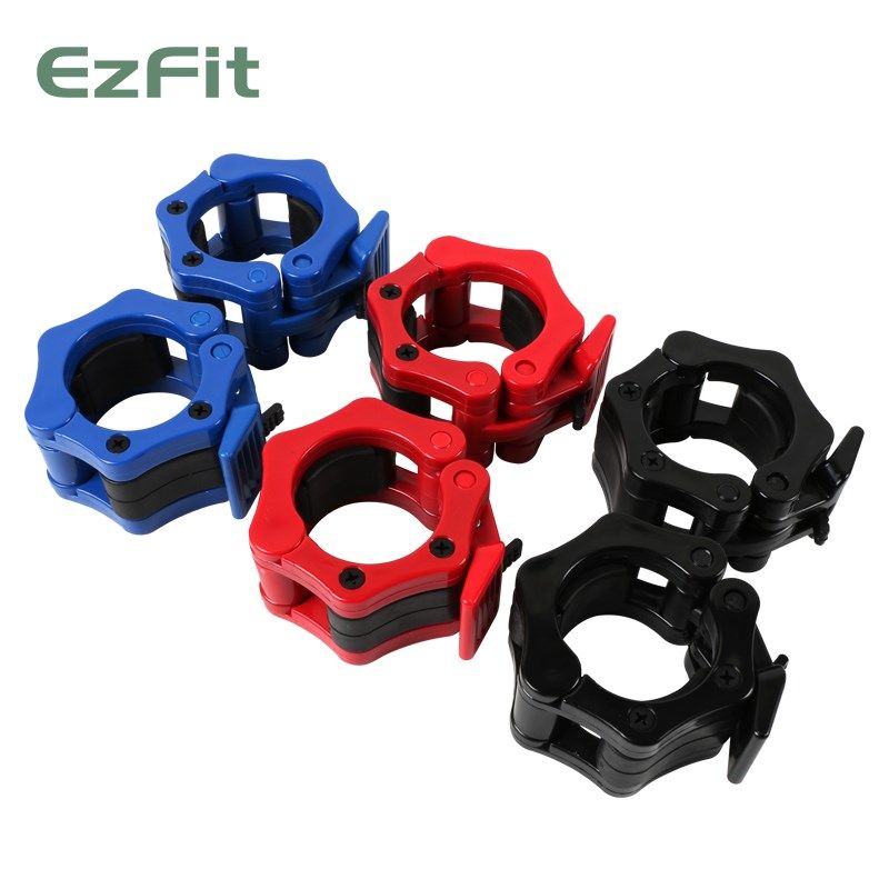 ezfit快速奥杆卡头 哑铃杠铃卡扣卡簧卧推举重深蹲安全锁卡套卡夹
