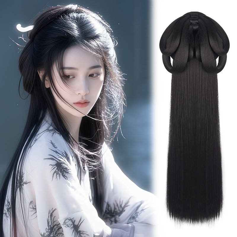 丝慕汉服假发清冷感造型
