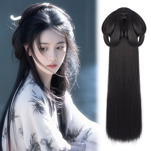 丝慕汉服假发清冷感造型
