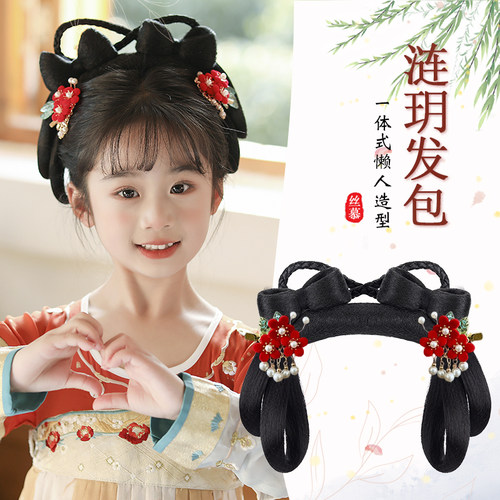 丝慕汉服假发一体式懒人发包