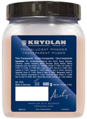 面具魅影kryolan定妆散粉400g。新款400g，下单即送分装盒+粉扑
