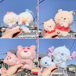 日本代购迪士尼特卖会联名史迪仔迪士尼100周松松小公仔压床娃娃