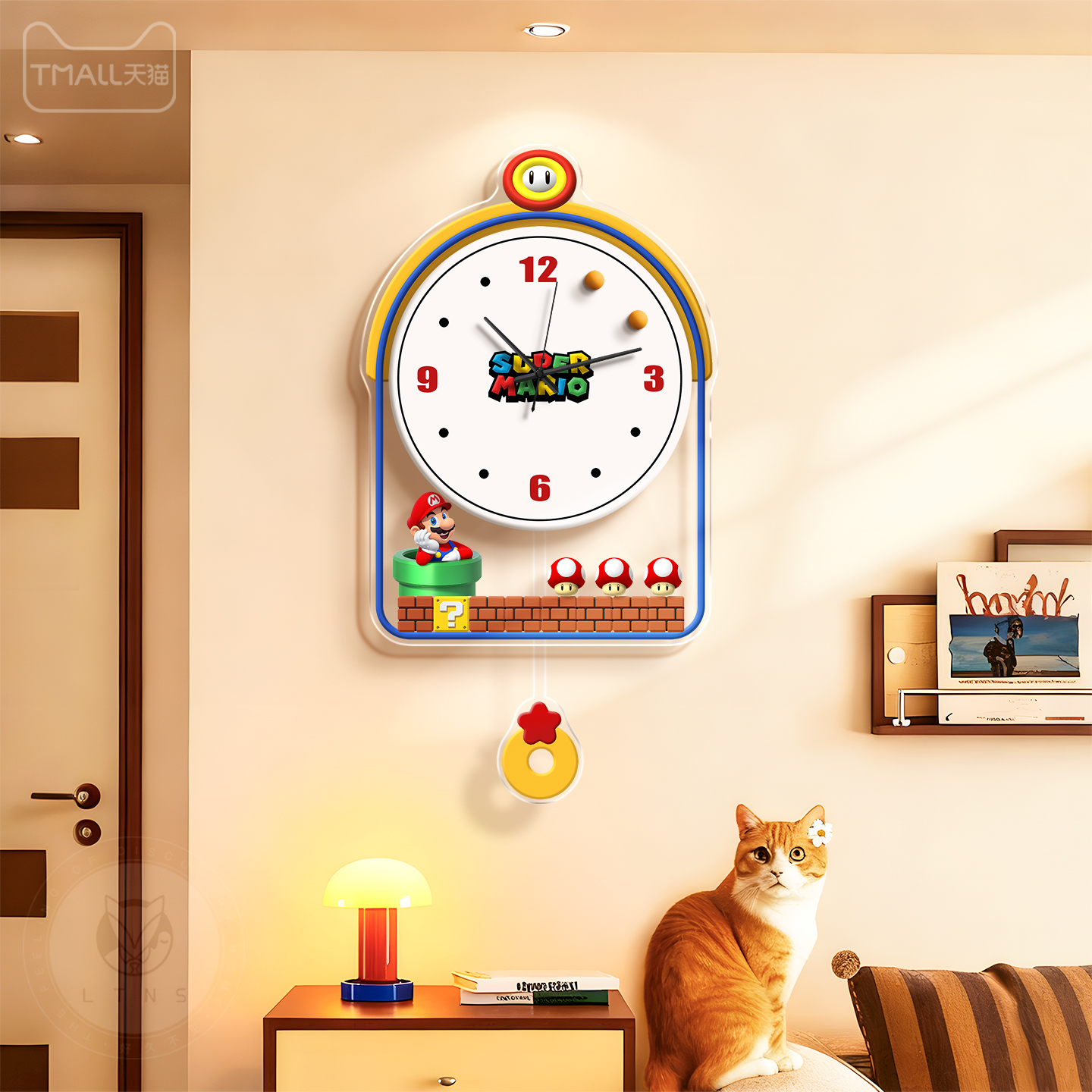 2025新款数显万年历挂钟