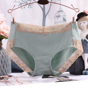 店内任选3件包邮 无痕纯棉内裤女100棉三角裤白色打底小平角内裤