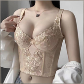 爆款 好品质加长11扣美容院管理器收胃长文胸美体收副乳调整型内衣