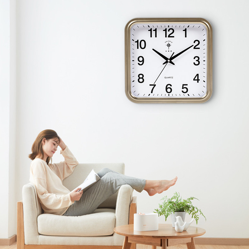 北極星客廳挂鍾家用靜音大氣長方形石英鍾辦公時鍾表臥室壁挂鍾表在類目 居家日用, 鍾, 掛鐘中 - 來自Buy2taobao.com提供專業的淘寶代購服務