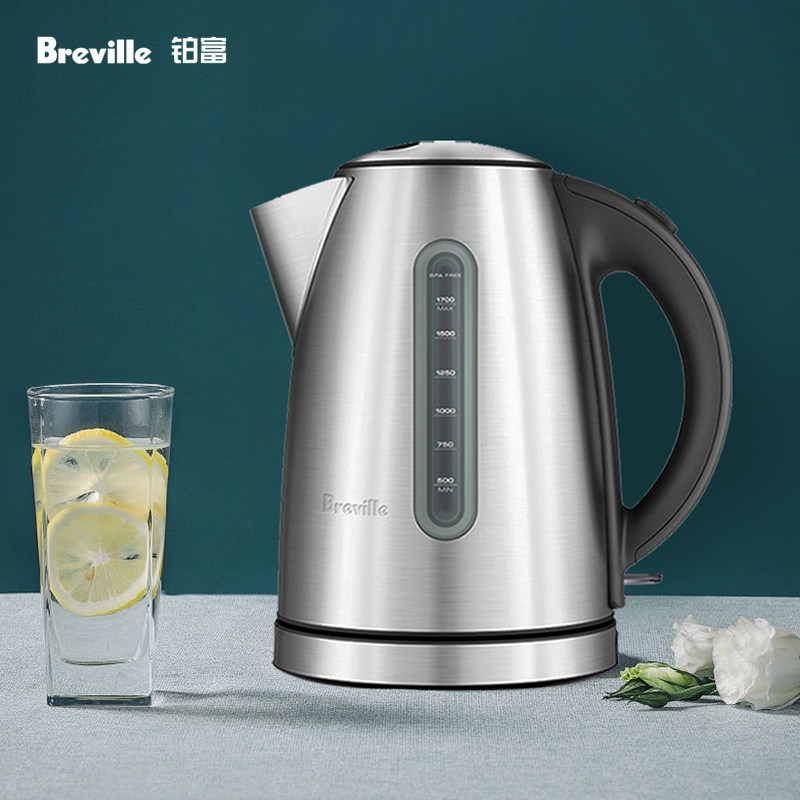 Breville/铂富 BKE.425 家用不锈钢电热水壶防干烧自动断电