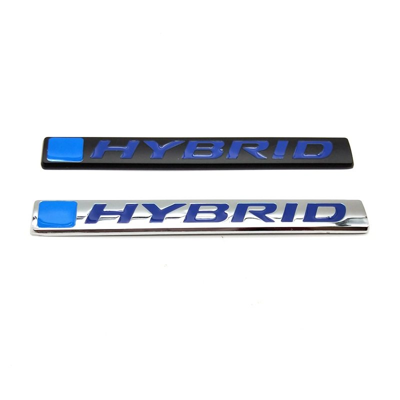 适用本田hybrid侧标思域雅阁飞度混动车标奥德赛杰德混动尾标车贴