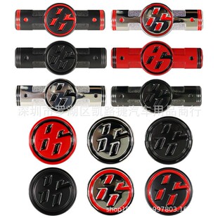 适用丰田86车标GT86改装金属贴叶子板侧标尾标黑武士标车身装饰贴
