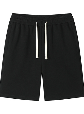 品质面料62棉38涤纶针织短裤男夏季休闲舒适透气不起球不褪色