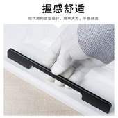 现代简约黑色拉手衣柜橱柜抽屉拉手暗美式 柜子柜门单孔小把手 欧式