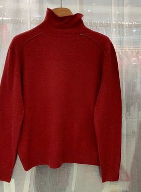 小艺欧货女装2025年冬季新款极简风高领套头百搭显瘦针织衫33867H