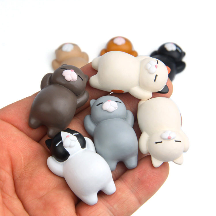 磁性冰箱装饰贴卡通憨厚老实猫咪创意立体磁扣冰箱贴吸磁贴吸铁石|ruв категории Домашний быт, украшения - от Buy2taobao.com для оказания профессиональной услуги покупки агента Taobao