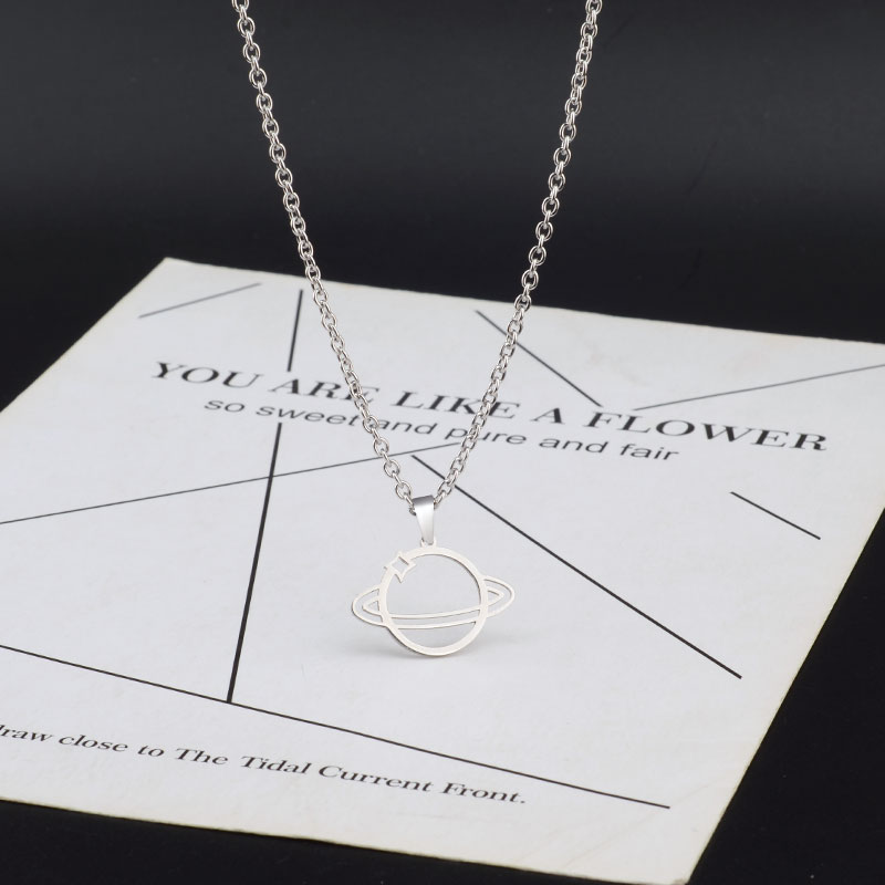 东蝶钛钢不掉色钛钢项链男女情侣