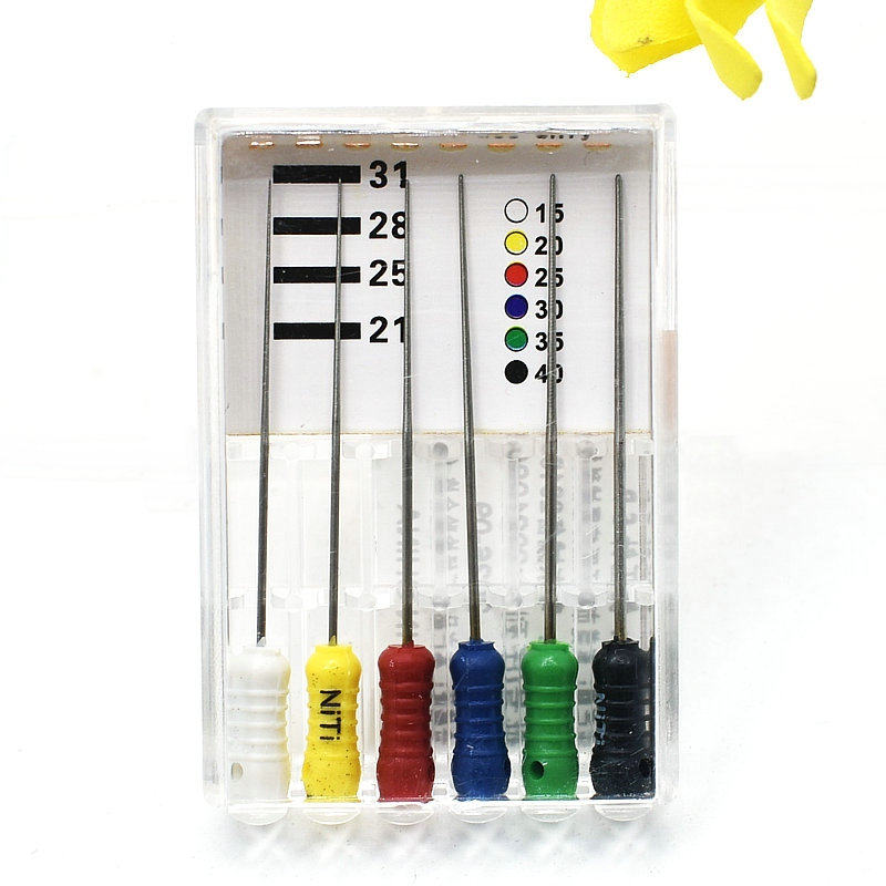 牙科材料加长31mm侧压针02锥度弹性镍钛侧方加压针口腔根管充填器