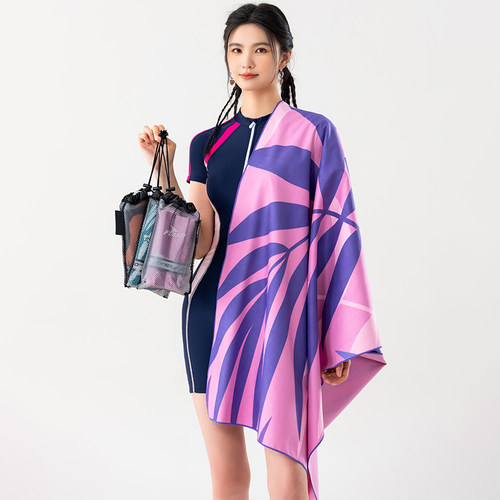 温暖海岸速干浴巾游泳毛巾女泳巾