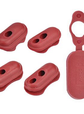 pro1s电动滑板车M365红色硅胶线塞套件4件充电口防水盖保护盖