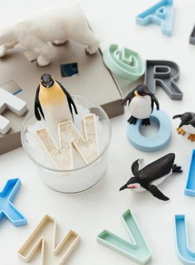 BABYFUN26个英文字母拼色套装硅胶软积木幼儿园早教套装玩具教具