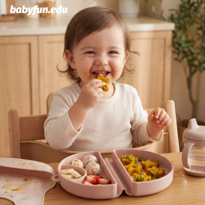 BABYFUN儿童折叠分格餐盘