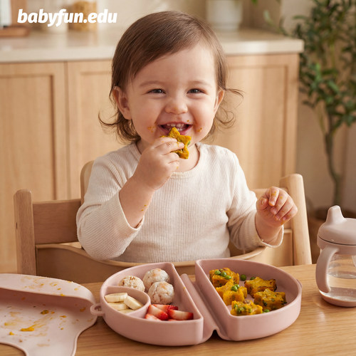 BABYFUN儿童折叠分格餐盘