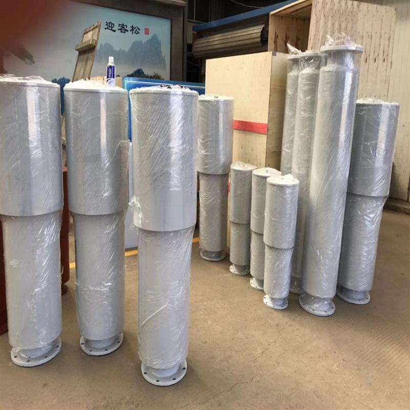新款三叶罗茨鼓风机进气口滤芯出气口消音器 放空降噪法兰管包邮