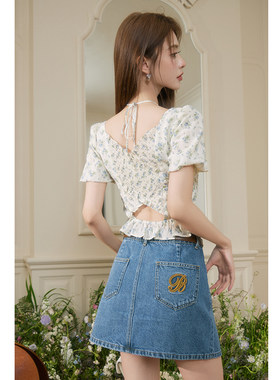 BANANABABY小清新碎花衬衫