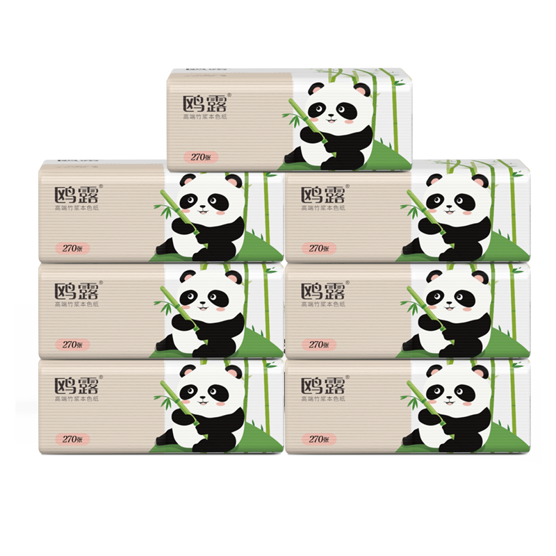 鸥露抽纸无漂白整箱抑菌