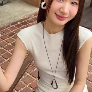 圆领无袖 2025夏季 高级感镂空修身 针织衫 t恤女 时尚 简约纯色短袖