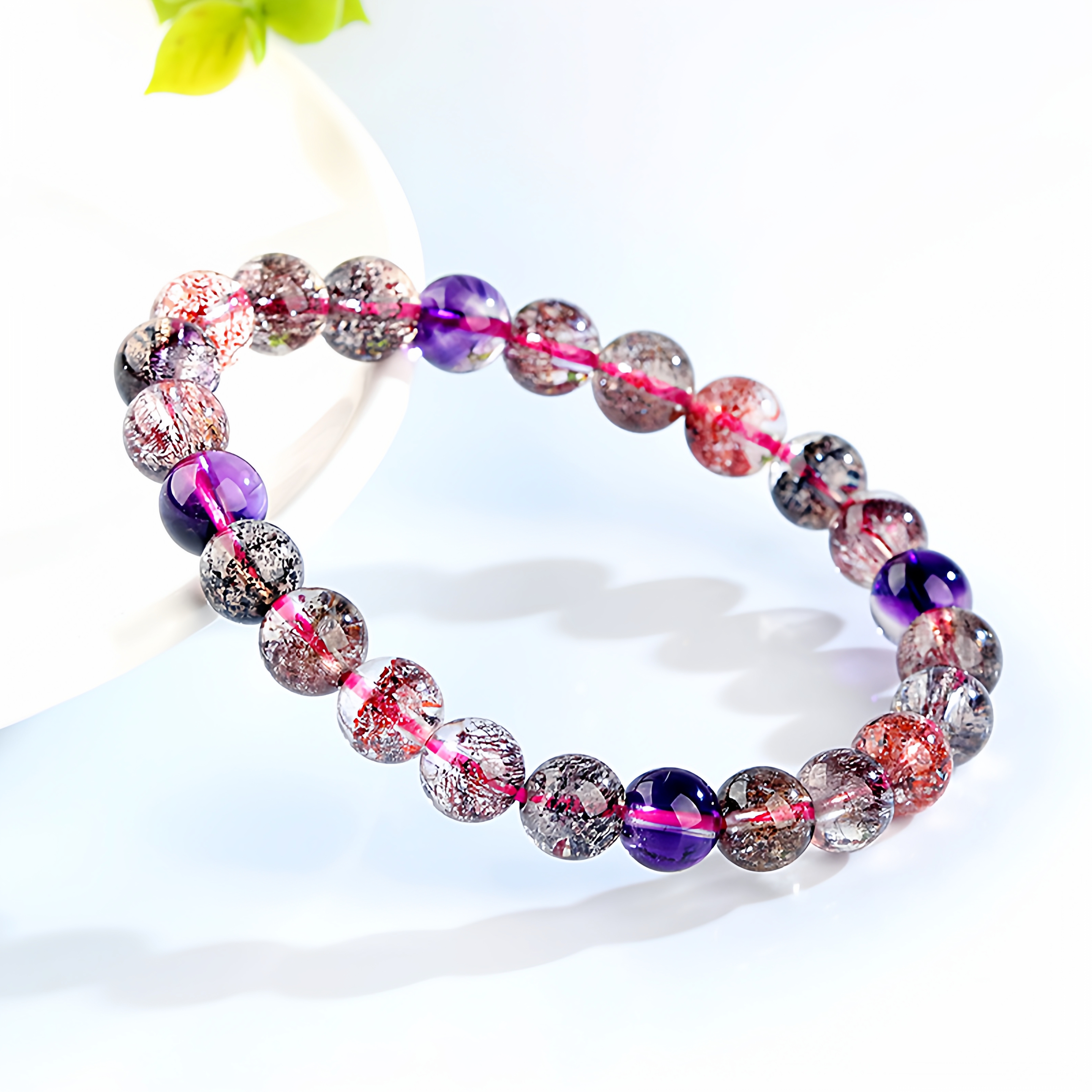 天然超七水晶手链天然水晶手串