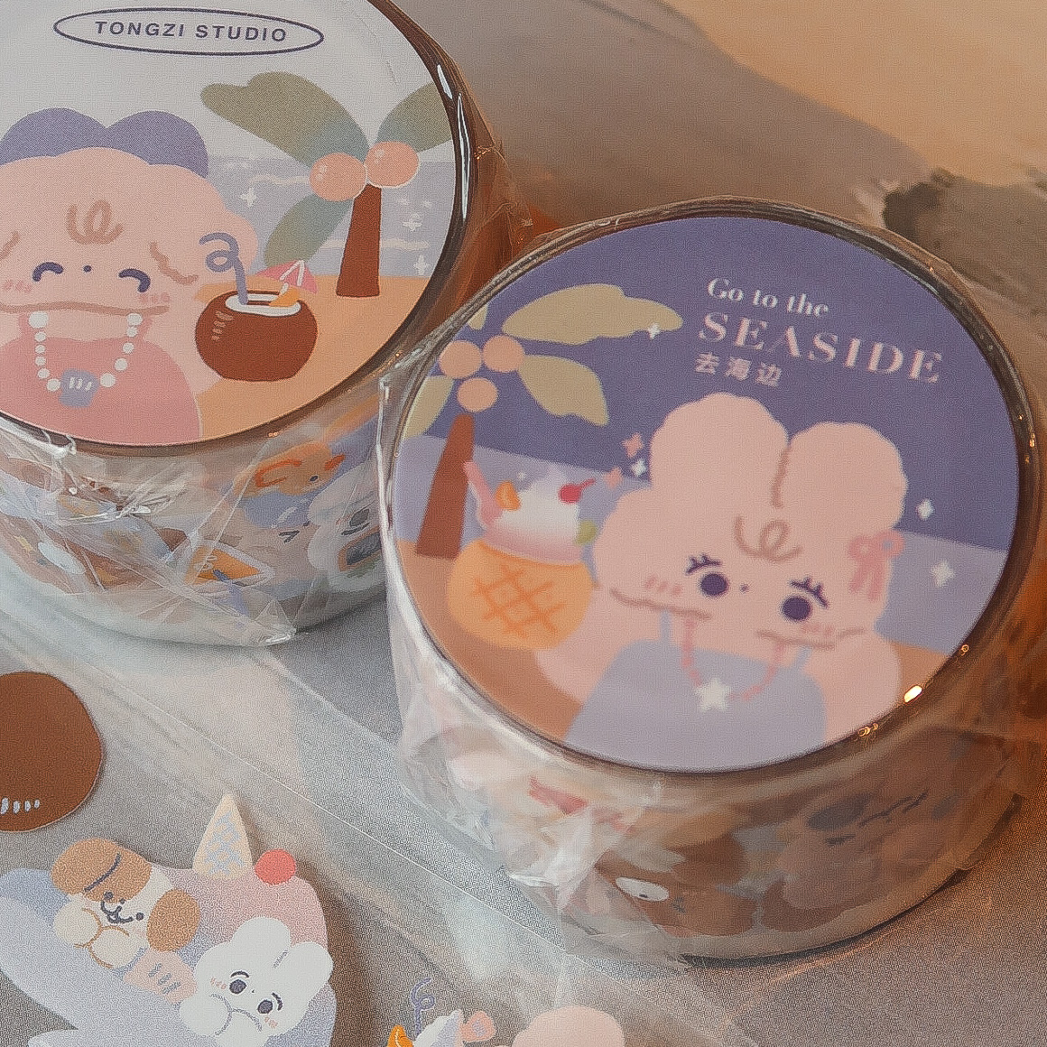 桐子原创3cm卷系列海边主题