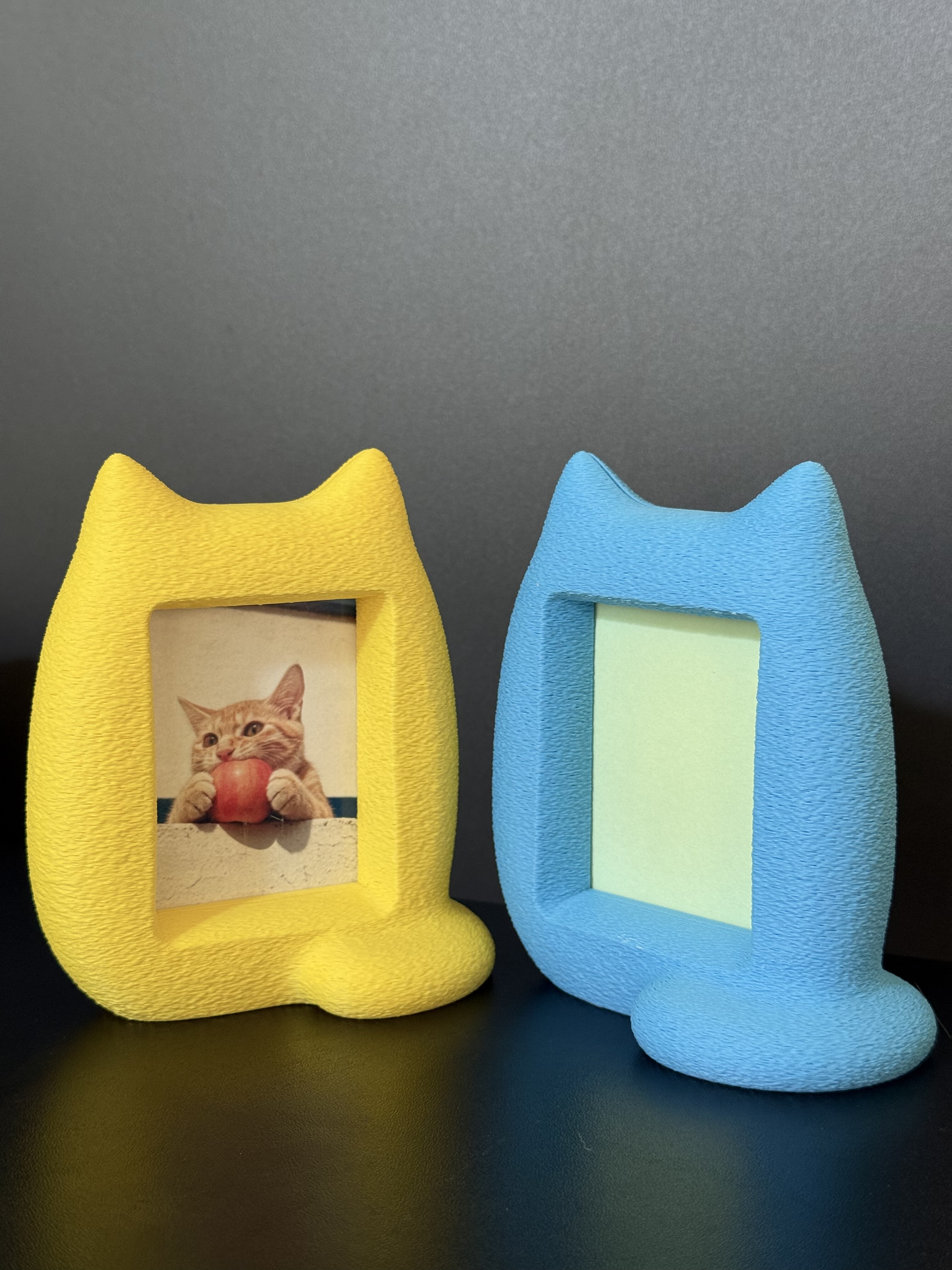小猫咪ins风高颜值拍立得mini3寸相框摆台小众设计创意桌面摆件
