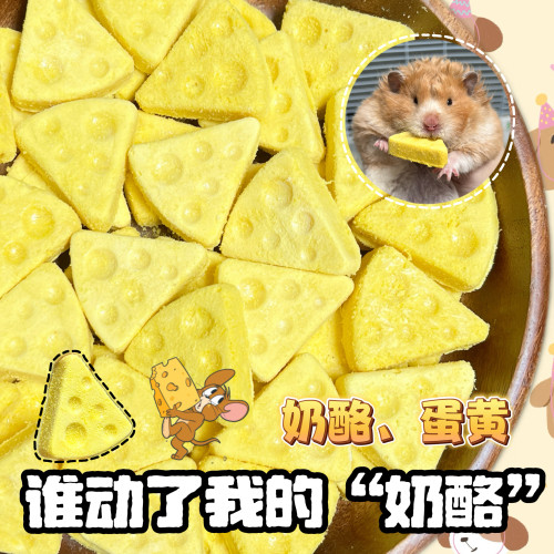 【DKJESSI】奶酪芝士三角片仓鼠金丝熊冻干零食健康小零食无添加